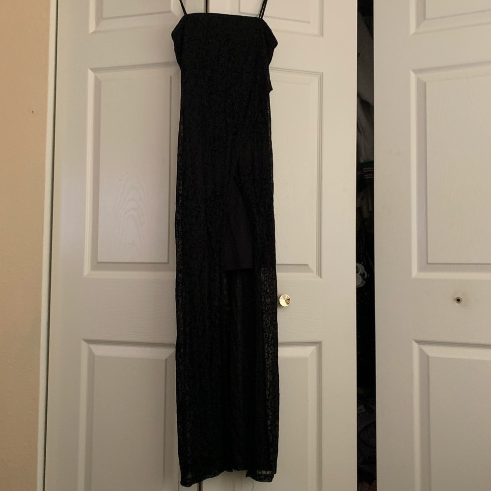 Y2K vampire like layered dress